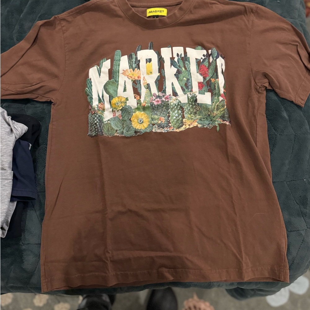 Market Brown Cactus Graphic Tee